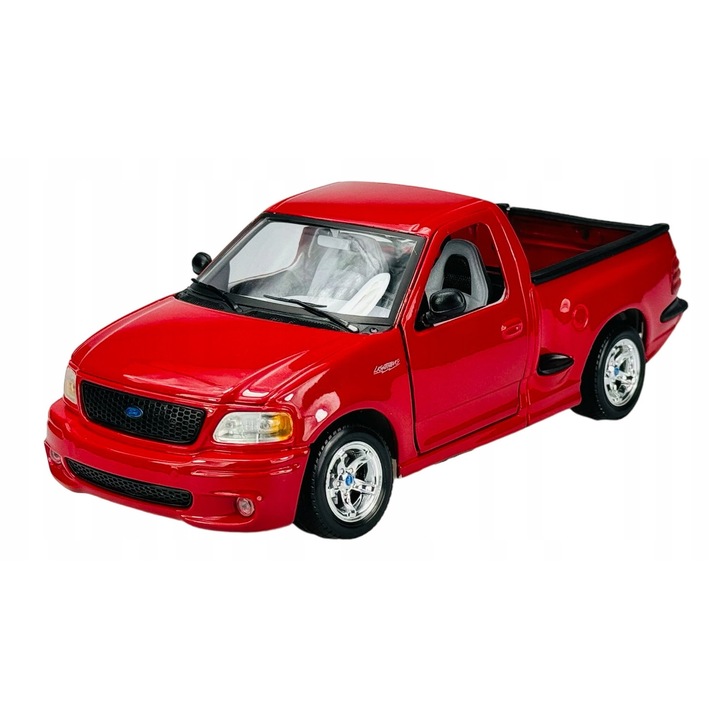 Maisto Ford SVT F-150 Lightning kisautó, fém, piros, 1:21