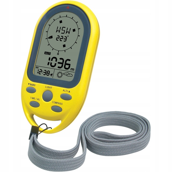 Statie meteorologica Technoline EA3050, galben, 103x54x17mm, cu barometru, termometru si compas