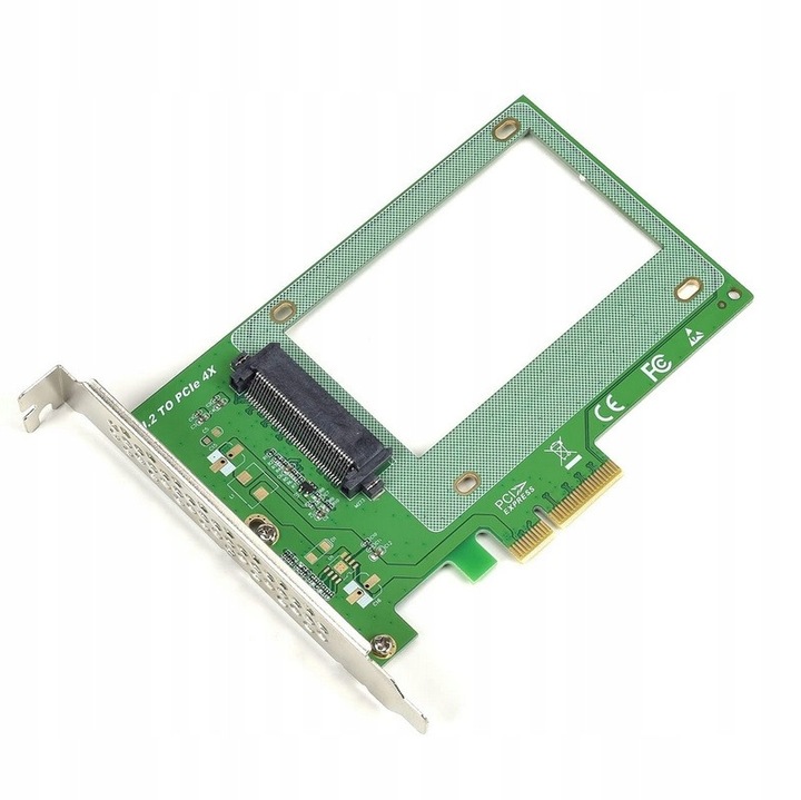Adaptor PCI-E 4x pentru SSD U.2 SFF-8639 NVMe, compatibil cu PCI-E 4.0/3.0