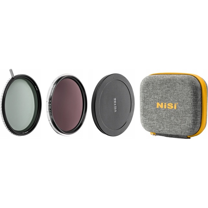 Set filtre NiSi Swift System VND 67 mm, ND variabil 1-5 stopuri, ND16, 67 mm