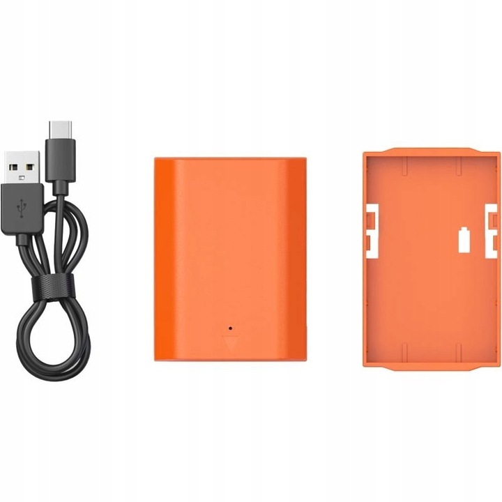 Acumulator SmallRig 4969 NP-FZ100 set, 2400 mAh, USB-C, portocaliu