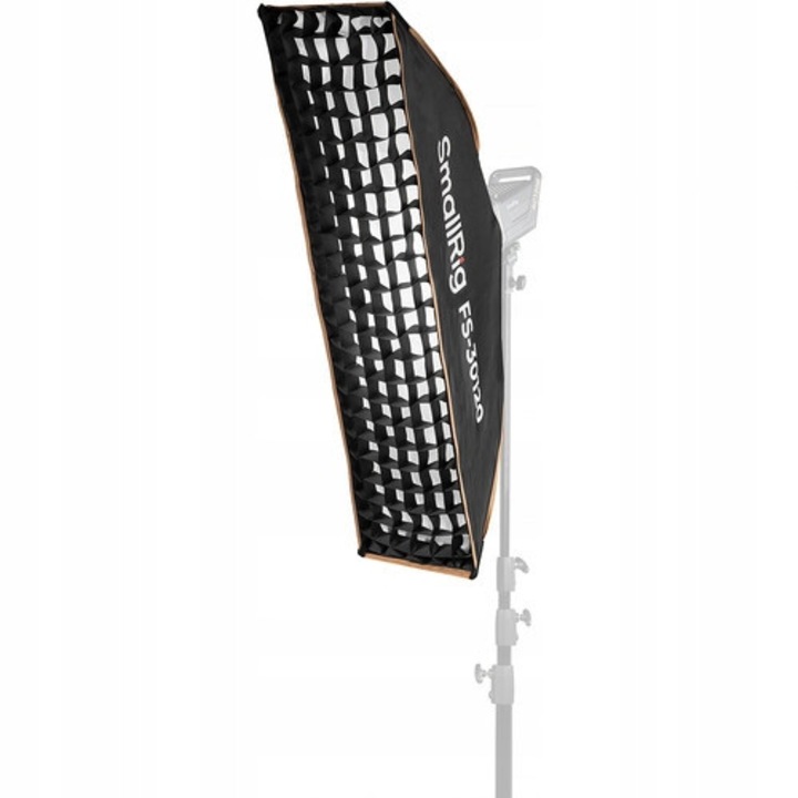 Софтбокс стрип 30x120cm, SmallRig, с грид и 2 дифузера, Bowens монтаж