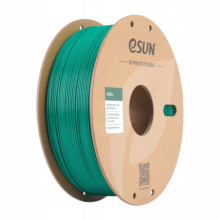 Filament 3D eSUN ASA+ verde 1.75mm 1000g