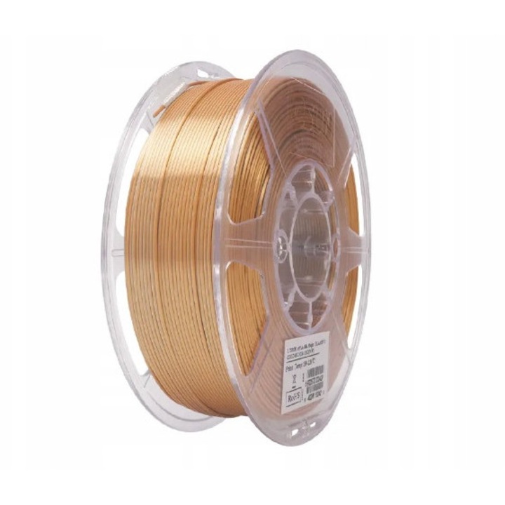 Filament 3D eSun PLA-Silk Magic 1.75mm, aur-argintiu, 1kg, imprimare usoara