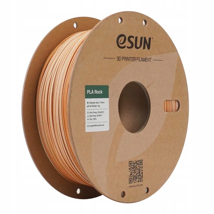 Filament PLA Rock eSUN, 1,75 mm, 1000 g, gradient bicromat, mat, pentru imprimare 3D