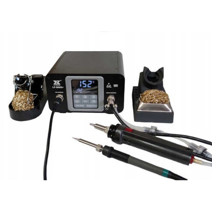 Statie de lipit si dezlipit Xytronic LF-988D Plus, 100W + 100W, control digital, accesorii incluse