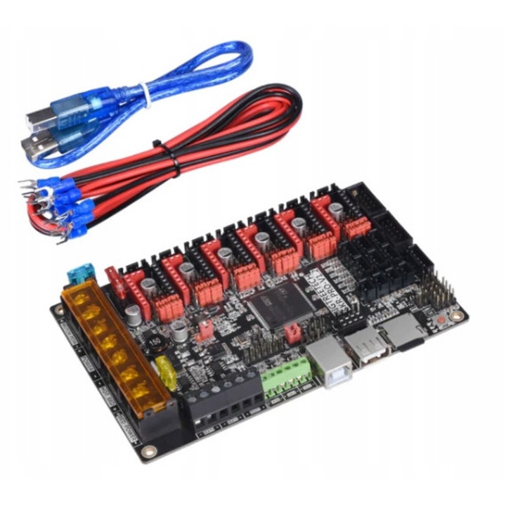Дънна платка SKR PRO V1.2 32-битова, 147x95mm, поддържа 6 мотора, изход за WIFI модул