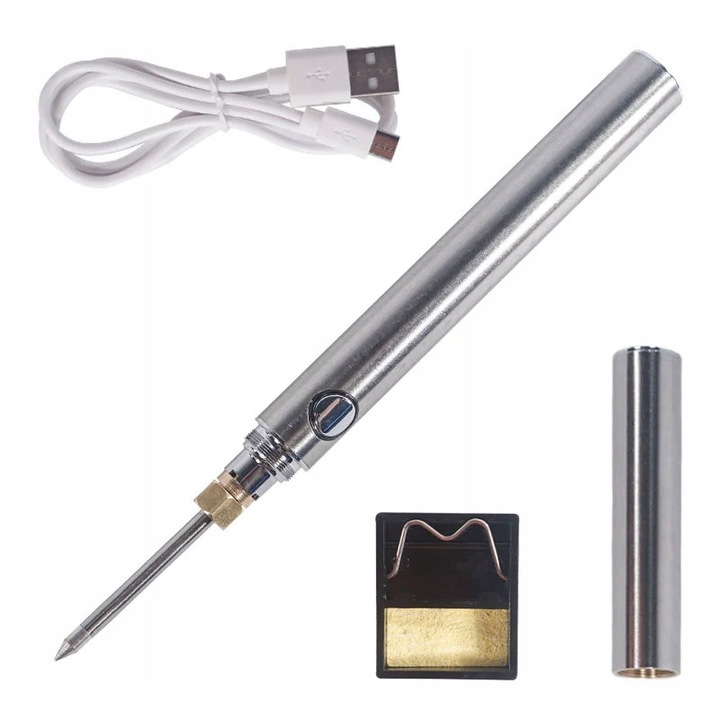Aparat de lipit wireless, 15W, 200-450°C, compacta, 165mm, set complet