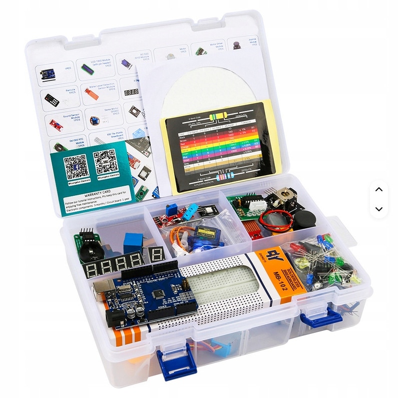 Модул Arduino ATmega328P 200+ компонента STEM, LCD1602 - eMAG.bg