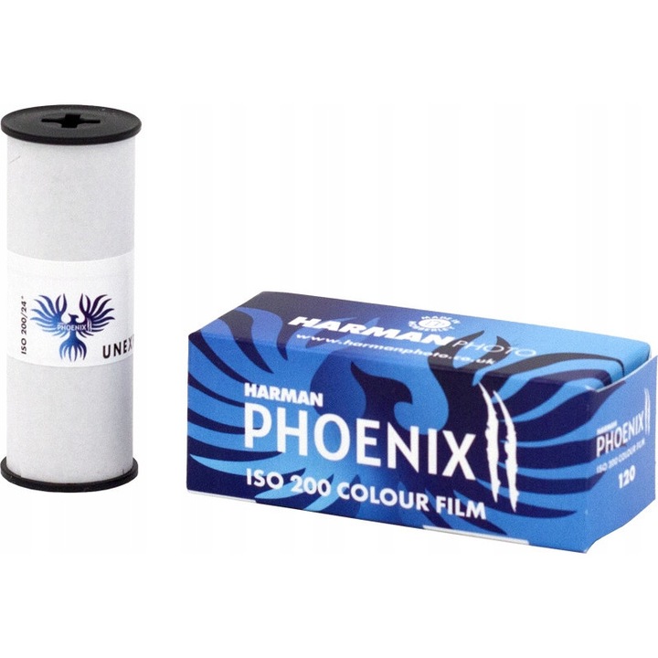 Színes negatív film, Harman Phoenix II 200, 120-as típus, ISO 200, pasztell színek