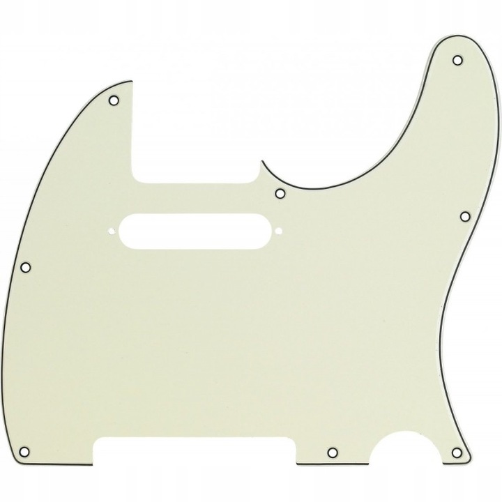 Koptató Fender Telecaster 8 lyukú, 3 rétegű, mentazöld