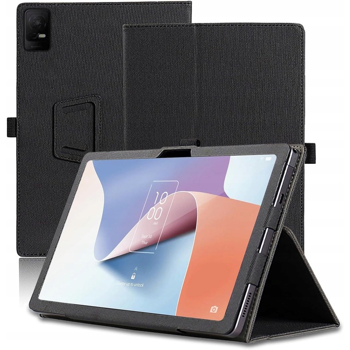 Etui pentru TCL NxtPaper Tab 11 10.95", negru, cu suport si functie de activare automata