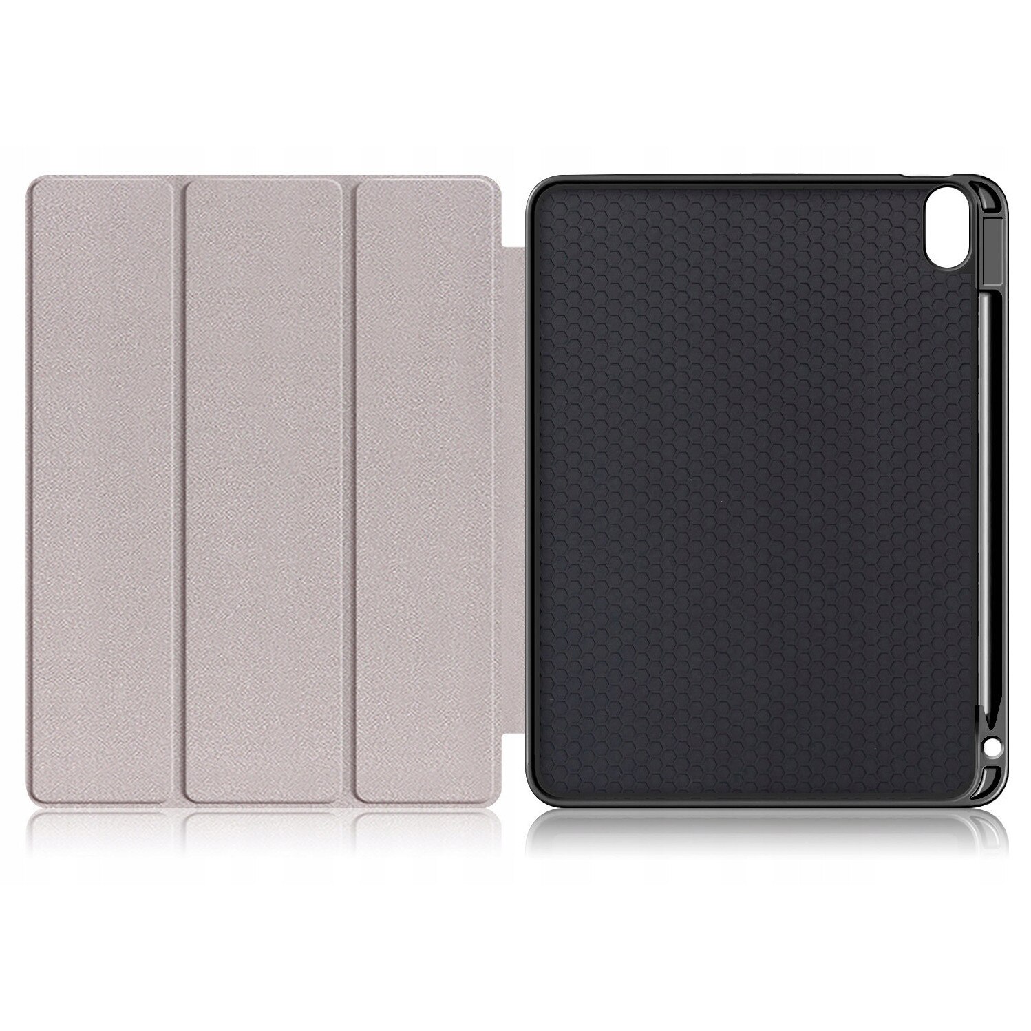 Etui Smart Cover pentru iPad Air 4 2020 si iPad Air 5 2022, cu suport pentru rysik, albastru, set cu sticla securizata 9H