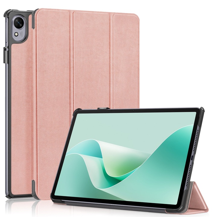 Smart Cover tok Huawei MatePad Air 11.5" 2023 / MatePad 11.5" 2023 / MatePad 11.5" S 2024 készülékhez, teljes védelem, rózsaarany szín, 11.5" méret