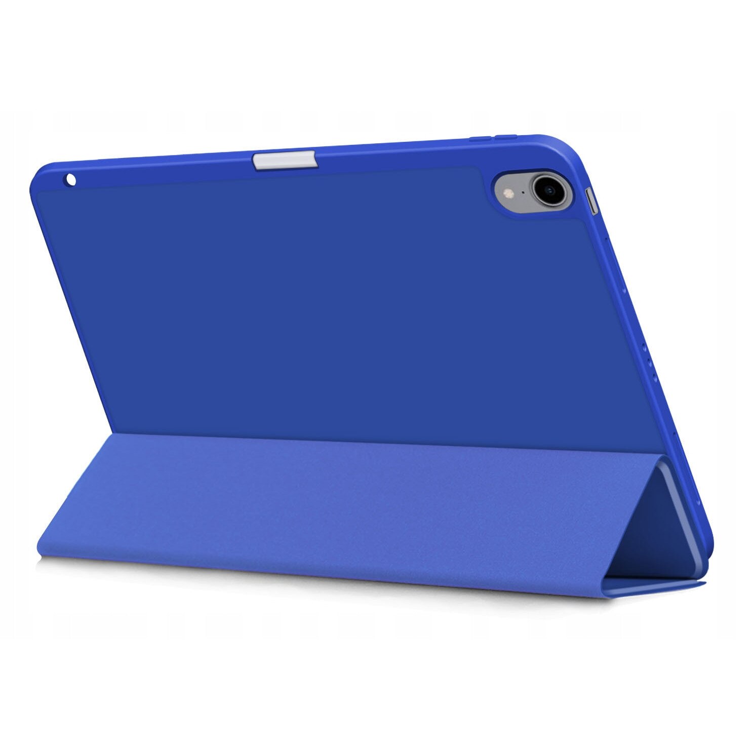 Etui Smart Cover pentru iPad Air 4 2020 si iPad Air 5 2022, cu suport pentru rysik, albastru, set cu sticla securizata 9H