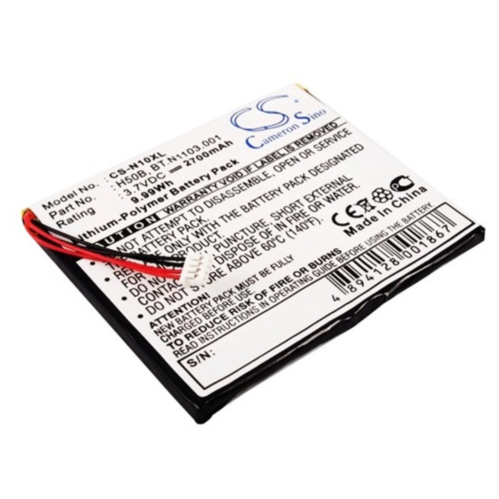 Cameron sino li-polymer akkumulátor, 3.7v, 2700mAh, kompatibilis gateway h50b -vel