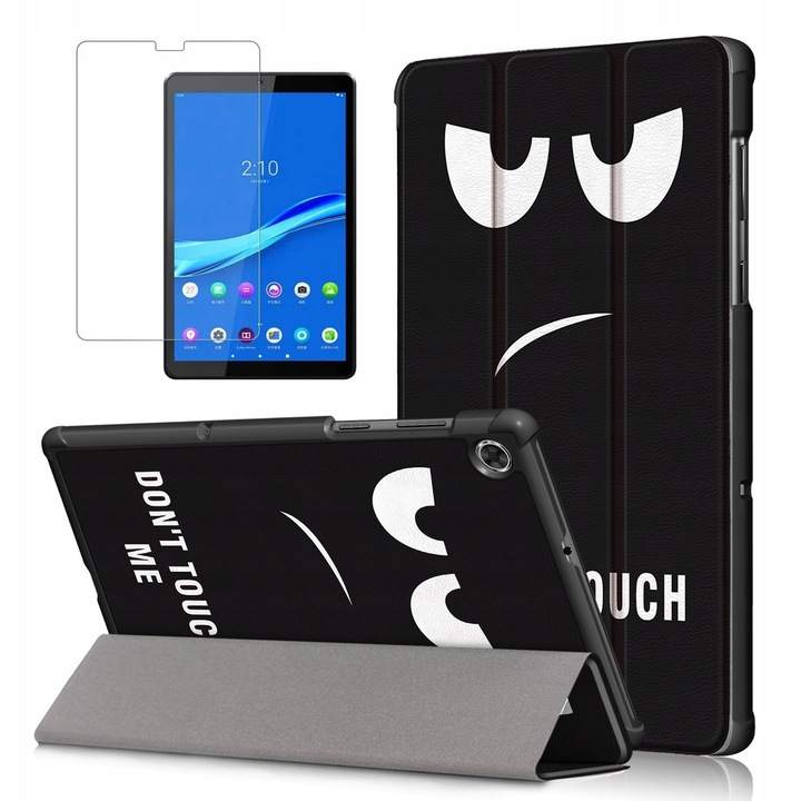 Smart Cover tok + edzett üveg szett Lenovo Tab M10 FHD Plus 10.3"-hoz, teljes védelem, különböző színek