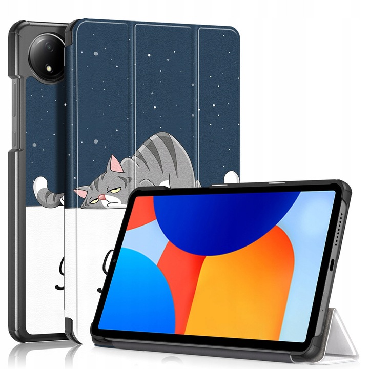 Smart Cover tok Xiaomi RedMi Pad SE 8.7" 2024 tablethez, teljes védelem, állítható támaszték, többszínű