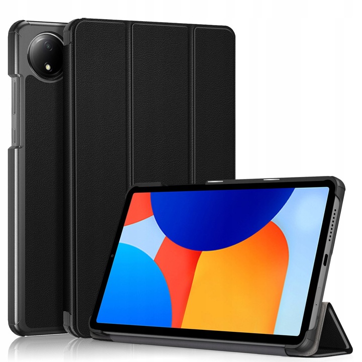 Smart Cover tok Xiaomi RedMi Pad SE 8.7" 2024-hez, teljes védelem, fekete