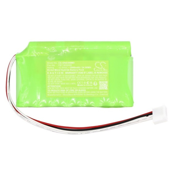 Cameron sino ni-mh akkumulátor, 12v, 2000mAh, kompatibilis globus pbtmh0090 zöld-vel