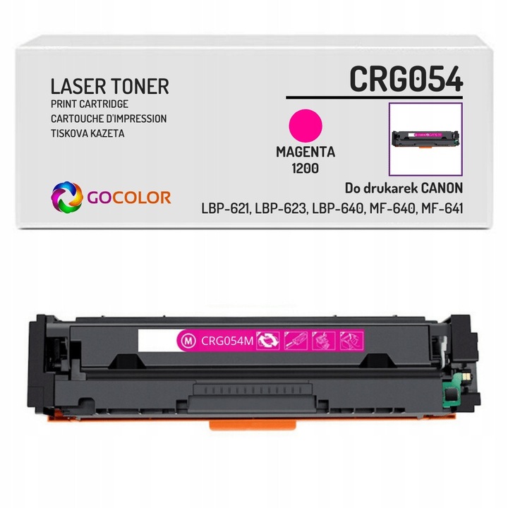 Тонер Gocolor CRG-054M магента, съвместим за принтери i-SENSYS
