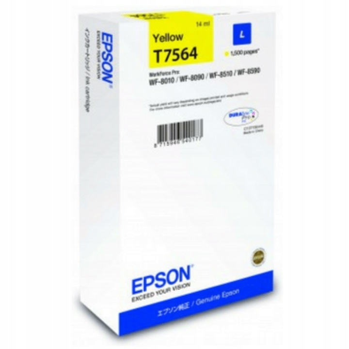 EPSON T7564 L sárga tintapatron