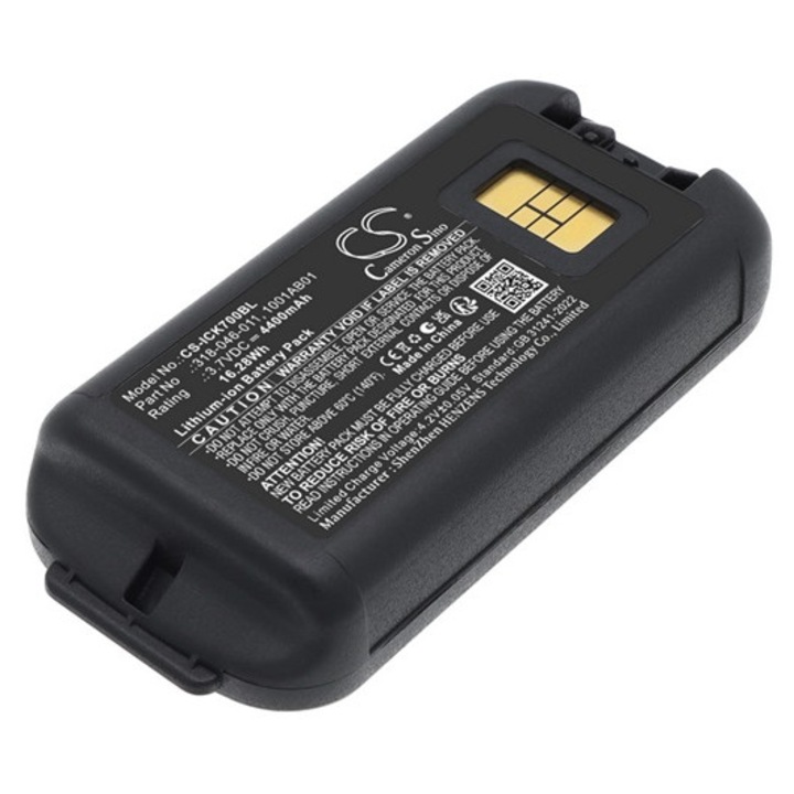 Cameron sino li-ion akkumulátor, 3.7v, 4400mAh, kompatibilis intermec 318-046-001 -vel