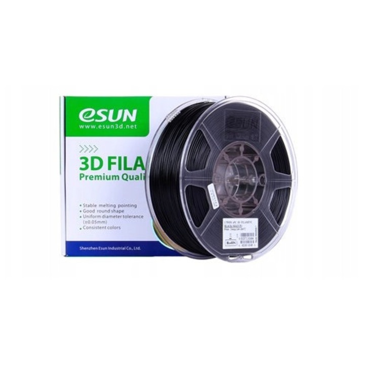 Filament 3D eSun PC 1.75mm, natural, 0.5kg, temperatura de imprimare 235~260°C