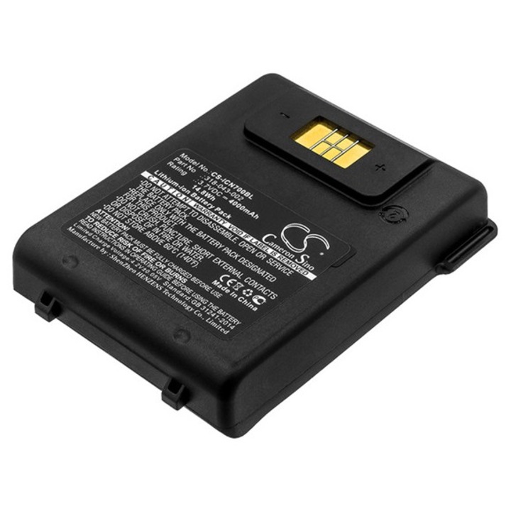 Cameron sino li-ion akkumulátor, 3.7v, 4000mAh, kompatibilis intermec 318-043-002 -vel