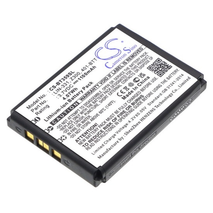 Cameron sino li-ion akkumulátor, 3.7v, 1100mAh, kompatibilis haicom lin-331 -vel