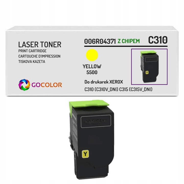 Тонер Gocolor 006R04371 C310 жълт за Xerox C315V_DNI C310V_DNI