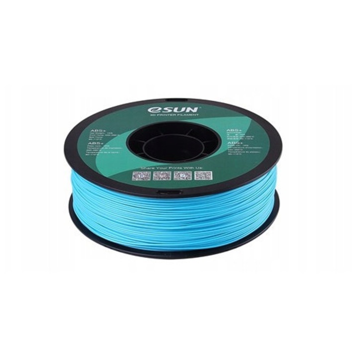 Filament ABS+ eSun 1.75mm, Jasny Niebieski, 1kg