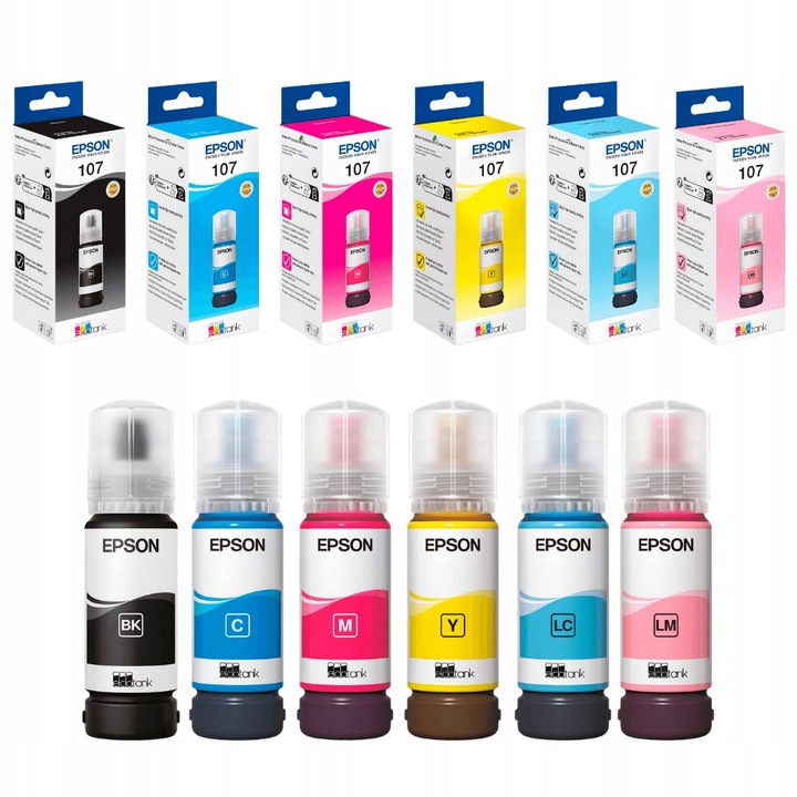 Eredeti Epson 107 T09B tintapatron készlet, 6x70ml, EcoTank ET-18100-hoz