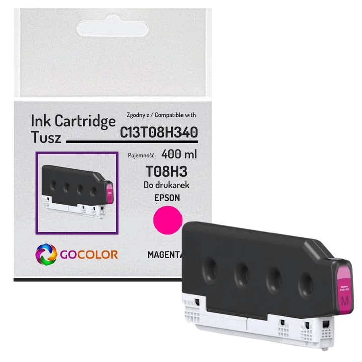 Gocolor T08H3 Magenta tintasugaras nyomtatópatron EPSON WorkForce Enterprise AM-C4000-hez