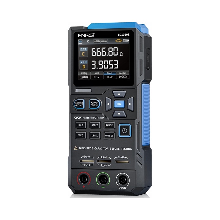Multimetru Fnirsi LC1020E, masurare capacitate si rezistenta, design ergonomic, 20x10x5cm