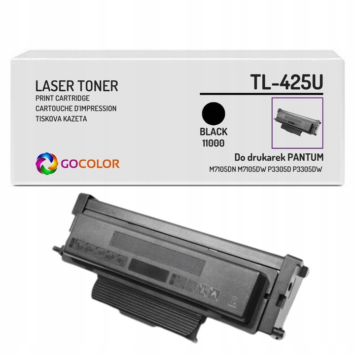 Тонер Gocolor TL-425U съвместим с Pantum, 11000 страници, черен