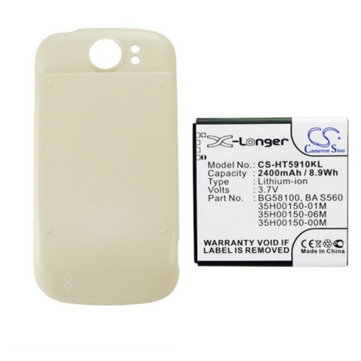 Cameron sino li-ion akkumulátor, 3.7v, 2400mAh, kompatibilis htc bg58100 kompatibilis-vel