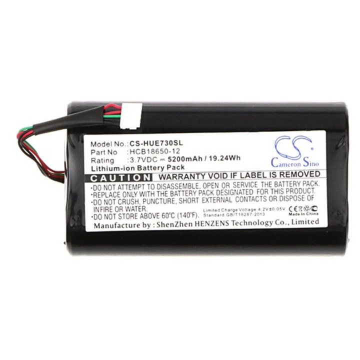 Cameron sino li-ion akkumulátor, 3.7v, 5200mAh, kompatibilis huawei hcb18650-12 -vel