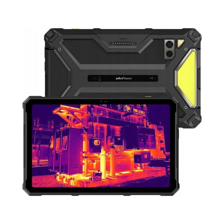 Tableta ULEFONE Armor Pad 4 Ultra Thermal, 10.36", 8GB RAM, 256GB, 5G, Negru