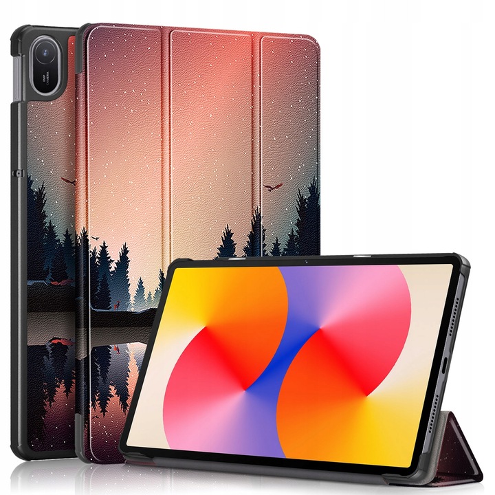 Smart Cover tok Huawei MatePad SE 11" 2024-hez, teljes védelem, állítható pozíciók, többszínű