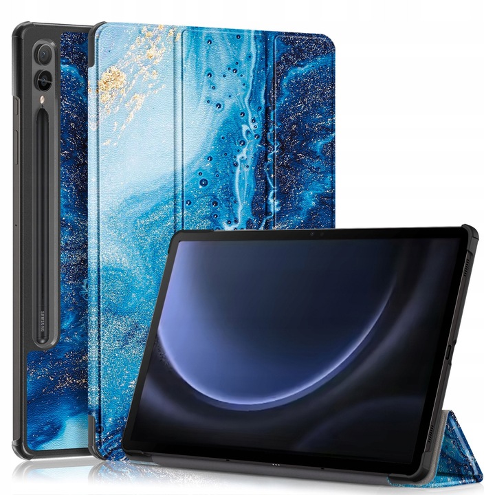 Smart Cover tok Samsung Galaxy Tab S9 FE 10.9"-hez, teljes védelem, állítható támaszték, többszínű