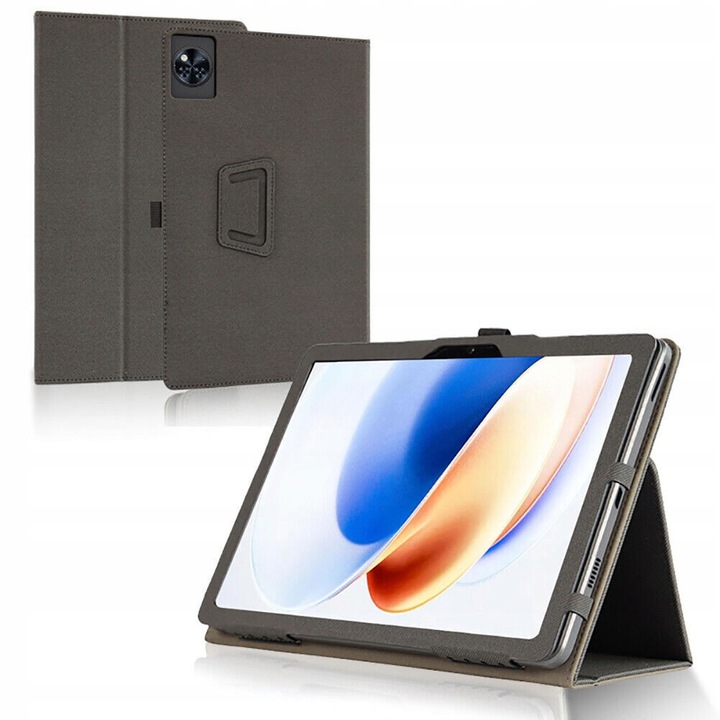 Tok Doogee T10W 10.1" 2024 tablethez, teljes védelem, fekete, állvány funkció