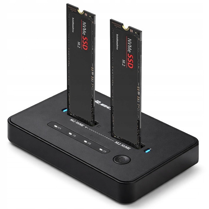 Qoltec dokkolóállomás M.2 NVMe, PCIe SSD-hez