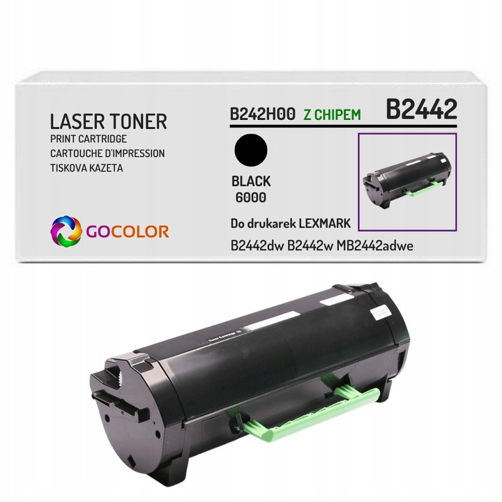 Тонер Gocolor B242H00 B2442, съвместим с Lexmark MB2442adwe, MB2442dw, MB2442w
