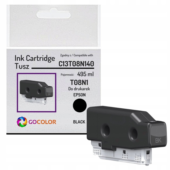 Gocolor T08N1 fekete tintapatron EPSON WorkForce Enterprise AMC400 nyomtatóhoz