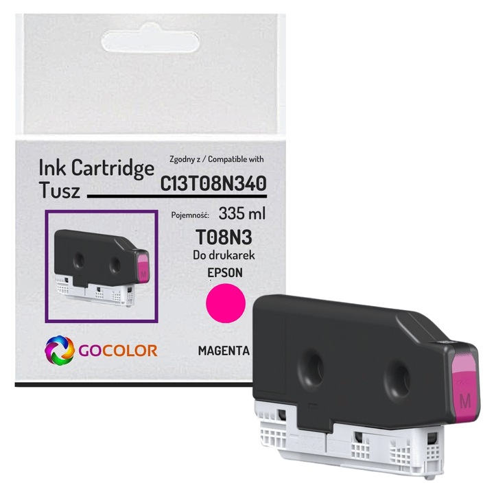 Gocolor T08N3 Magenta tintasugaras nyomtatópatron EPSON WorkForce Enterprise AMC400-hoz