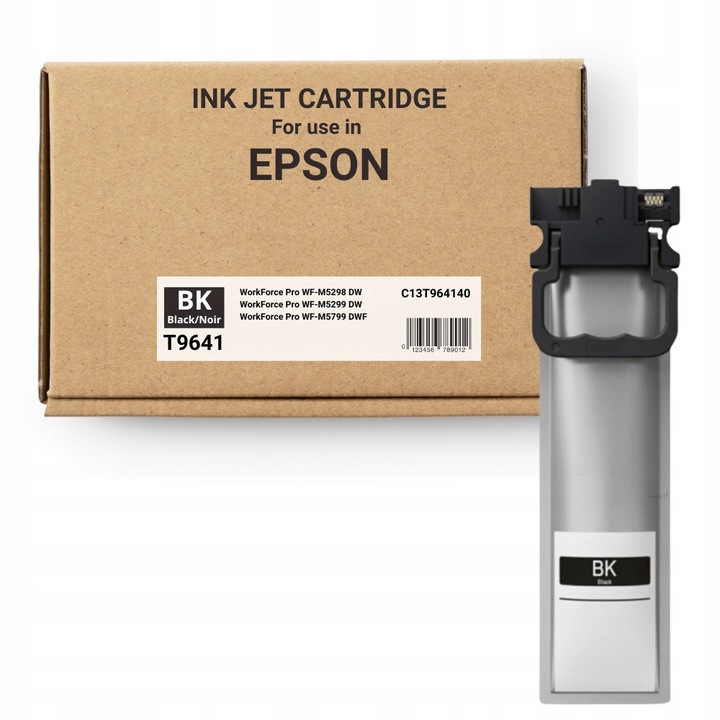 Gocolor T9641 fekete tintapatron, kompatibilis az EPSON WorkForce Pro WF-M5298 DW WF-M5299 DW nyomtatóval