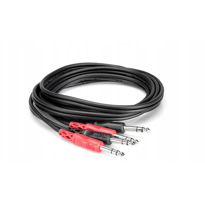 Аудио кабел Hosa 2 x TRS 6.35mm, 4м, PVC, комплект