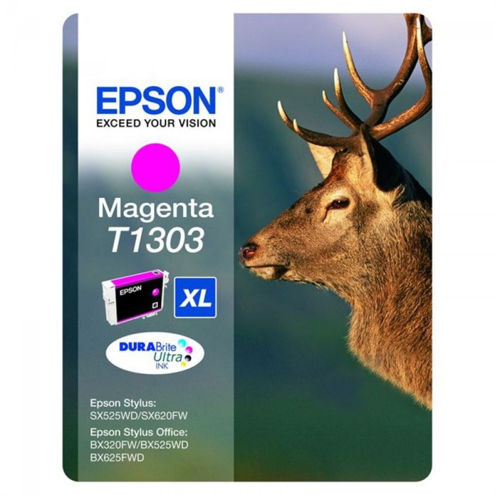 Epson T1303 tintasugaras nyomtatópatron, 10,1ml, bíbor, 765 oldal