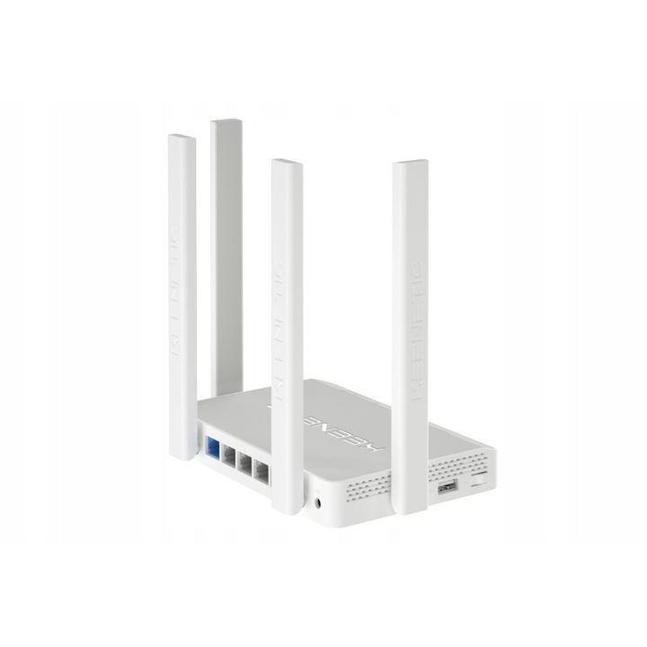 Router Wireless Keenetic Skipper Mesh Wi-Fi 5 AC1200, 4 porturi gigabit, USB, dual-band 2.4GHz/5GHz